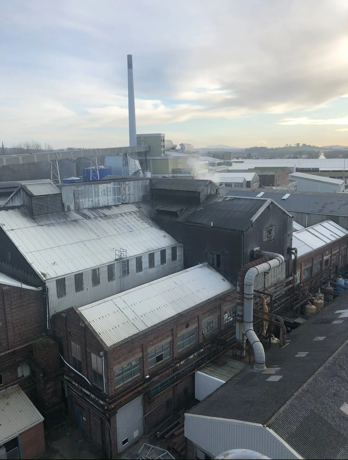 Industrial roof surveys Scotland on large commercial roof